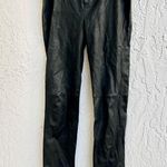 IRO Mid Rise Lambskin Leather Slim Fit Skinny Pants Black Women's Size 26 / US 2 Photo 2