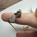 Kate Spade “ Mom” Engraved Rhinestone Gold Tone Necklace Signed NWT Photo 10