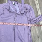 Derek Lam  10 crossby satin silk tie front lavender blouse size 4 Photo 7