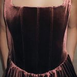 ZARA  Dress mini corset Velvet in Rich Purple Wedding party coctail  Photo 11