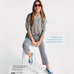 CAbi Gray Cool Off Sweatshirt Scoop Neck Long Sleeve Size M Org.$130 EUC #6333 Photo 13