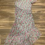 ASTR The Label one shoulder ruffled chiffon overlay midi dress. Size: M. NWOT Photo 3