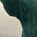 VTG Victor Costa Occasion Suede 100% Leather Blazer/Jacket Deep Green Photo 9