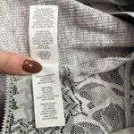 Aerie Lace Waffle Longline Bralette in Light Gray Size S New Photo 10