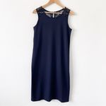Stile Benetton Navy Blue Ben Sheath Dress Photo 1
