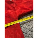 Vintage DA CAVANNA Red Suede Leather Button Up Shirt Jacket Women's Size L Size L Photo 6