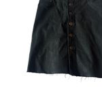 Pistola Black Waxed Denim Jumper Dress Sleeveless Button-Down Size Small Women's Photo 5