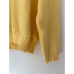 Lauren Ralph Lauren Polo L 100% Cotton Crew Cable Knit Sweater Butter Yellow GUC Size L Photo 3