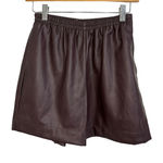 Avec Les Filles faux leather brown shorts size XS Photo 0