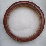 Vintage Two Tone Wood Bracelet Brown Photo 0