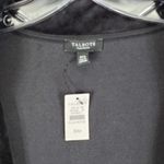 Talbots New Velour Velvet 3Xp Black Cardigan Open Front Whimsigoth Coat Jacket Photo 1