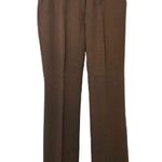 Emma James Brown Bootcut Mid Rise Waist Pressed Leg Trousers Slacks Pants Photo 0