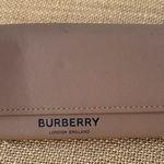 Burberry  Taupe Glasses Case with Cloth Photo 0