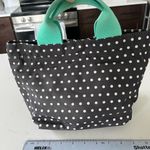 Fossil  Polka Dot Tote Bag with Mint Handles Photo 1