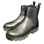 J.Crew  LUG-SOLE CHELSEA BOOTS IN‎ LEATHER BLACK CHUNKY GRUNGE MOTO SIZE 10M Photo 0