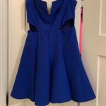 by the way. blue cut-out dress Small Photo 0