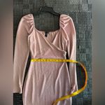 Windsor - SIZE M- Pink Sparkle Long Sleeve Mini Dress Photo 5