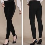 Anne Fontaine Andy Black Velvet Milano Fabric Leggings Size 42 (10) Career Photo 2