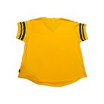 Nike Green bay Packers Jersey Womens Large Yellow Short Sleeve V Neck Pullover Photo 10