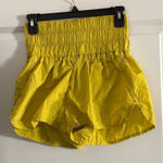 Free People Movement Yellow The Way Home Shorts Size M Photo 0