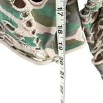 NSF Hoodie Womens M Green Camo Distressed Holes Cropped Sweatshirt USA Grunge Size M Photo 7