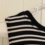 LuLaRoe NWOT women’s black white stripe sleeveless loose relaxed tshirt dress XL Photo 6