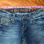 Rock Revival  Debbie Straight Leg Jeans Size 27 embellished embroidered Photo 3