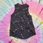 Free People Floral Sleeveless Tie High Low Button Up Blouse | Size XS Photo 1
