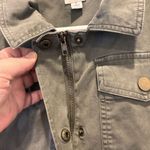 A New Day Women’s Military Vest Size L Olive Collar Zip 4 Pockets Gorpcore Green Size L Photo 2