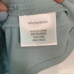 Modcloth  Seafoam Ocean Vibe Green Mint V-neck Crepe Blouse W-517 Sz M Photo 3