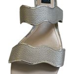 White House | Black Market EUC  Brynn Sandals Silver Size 7.5 Photo 2