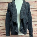 ALLSAINTS  Dagan Lambs Wool Braided Open Front Cardigan, US 4 Photo 0