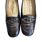 Salvatore Ferragamo  Metallic Brown Leather Gancini Loafers Women 8.5 E Horsebit Photo 3