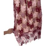 Lulus  Endless Elegance Mauve Multi Crochet Lace Bodycon‎ Midi Dress Size Medium Photo 9