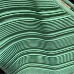 Torn By Ronny Kobo  Green Ribbed One Shoulder Bodycon Mini Dress Size S Photo 2