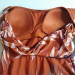 Kona Sol Women's Swimsuit Size Small Brown Open Back One Piece Swimwear Photo 4