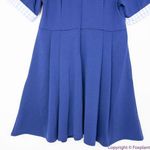 Unique Vintage Gwynnie Bee Gingham Collar Navy Fit-And-Flare Dress, 3X Photo 9