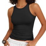 SKIMS  Cotton Jersey High Neck Tank‎ Soot Size Small Photo 4