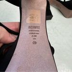 Schutz  Black Picca Sandal Heels Shoes Size 8.5 Photo 7