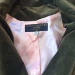 Juicy Couture vintage army green velvet trench coat Photo 1