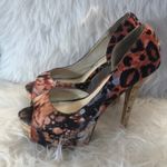 Chinese Laundry  multicolor‎ animal platform cork Heels Women’s Size 8 Photo 1
