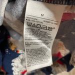 Old Navy Navy Blue Flannel Santa print novelty Pajama Set Size Medium ladies Photo 5