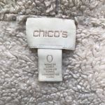 Chico's Faux Suede/Faux Sherpa Open Front Vest 0 XS Photo 13