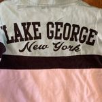 Exist White and Teal Lake George Colorblock Hoodie Photo 8