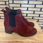Clarks Clark’s Burgundy Ankle Boots Size 7 Photo 0