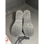 Unif Vintage  Leather Chunky Square Toe Y2K Shoes Black Womens Size 9 Goth Grunge Photo 4