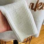 Apt. 9 Twinkle and Sparkle Sequin CreamFuzzy Sweater- Size Medium Photo 2