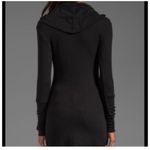 Splendid black thermal knit cowl neck long sleeve dress Photo 3