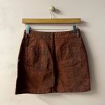 BDG Urban Outfitters NWOT Rust Snake Print Denim Mini Skirt Size S Photo 10