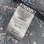 DOUBLJU Maxi Skirt in Floral Blue Photo 7